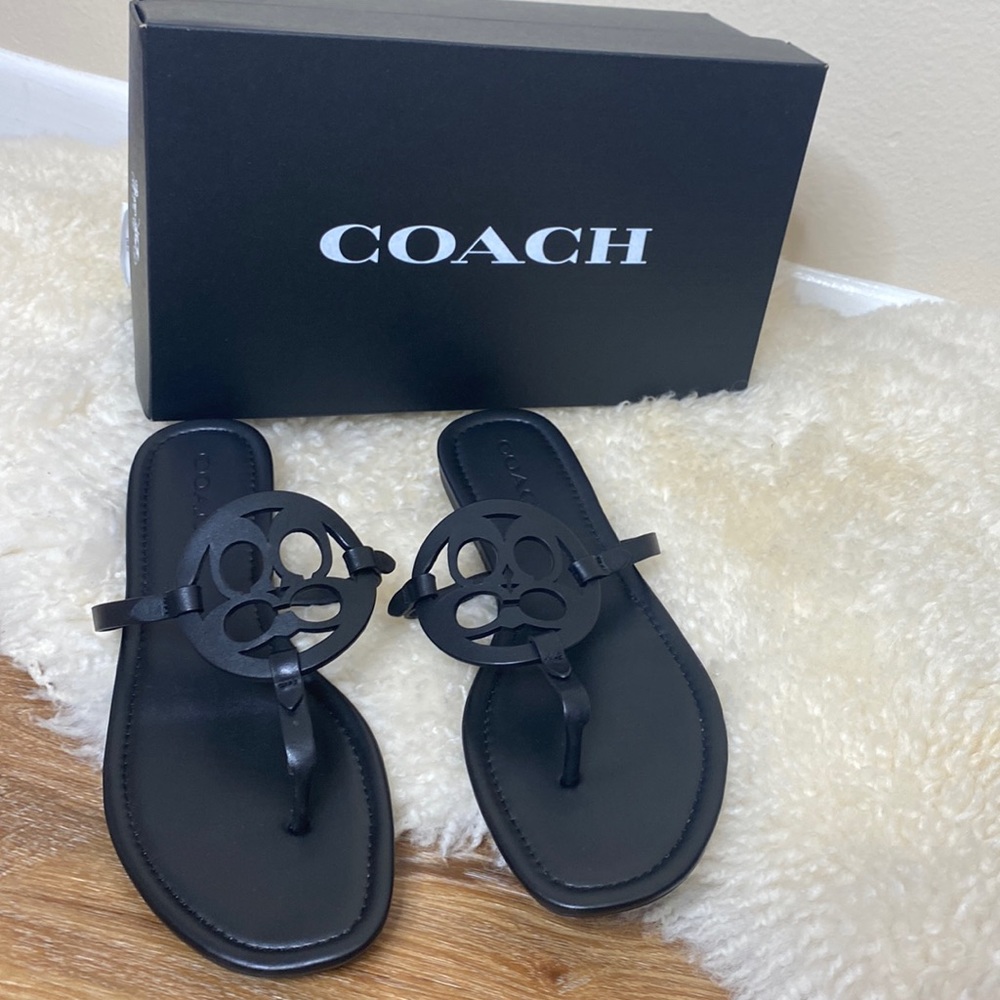 Coach Jaci Leather Sandal